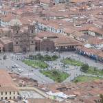 Plaza de Armas from Sacsayhuaman
